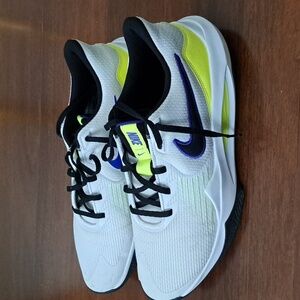 Nike Men's White and Black Running Shoes